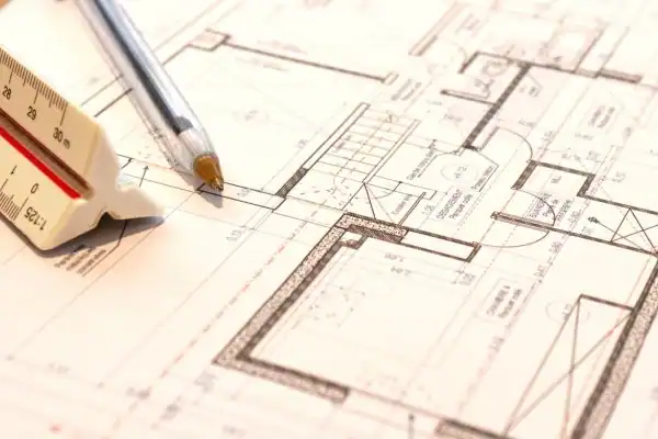 Image of architect Ringwood drawings
