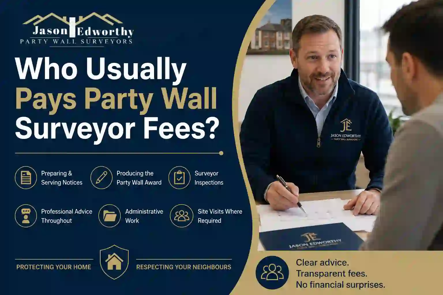 Who Usually Pays Party Wall Surveyor Fees Ringwood?